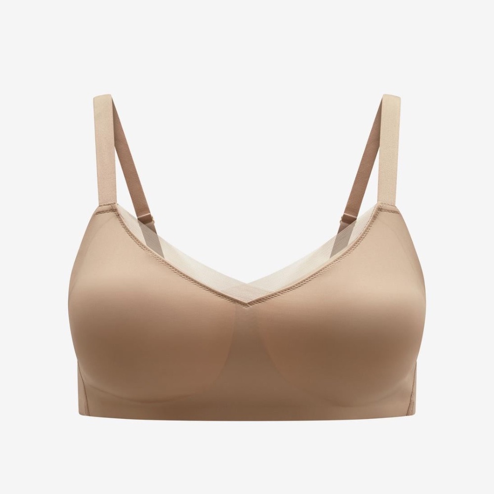 ThirdLove 24/7® Classic Wireless Crossover Minimizer Bra Size 38Ctaupe / 38C